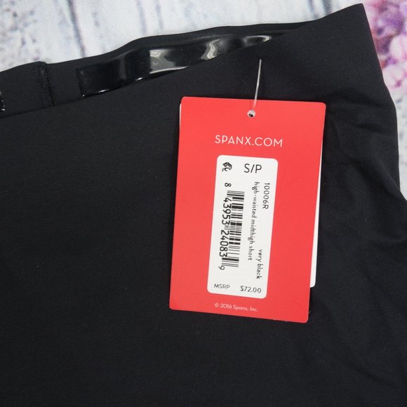 New Spanx High Waist Spandex Shorts - S - Picture 5 of 7